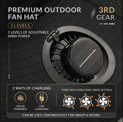 Solar Fan Hat