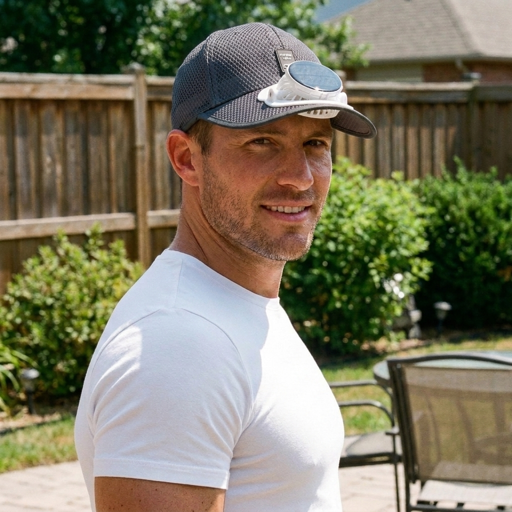 Solar Fan Hat