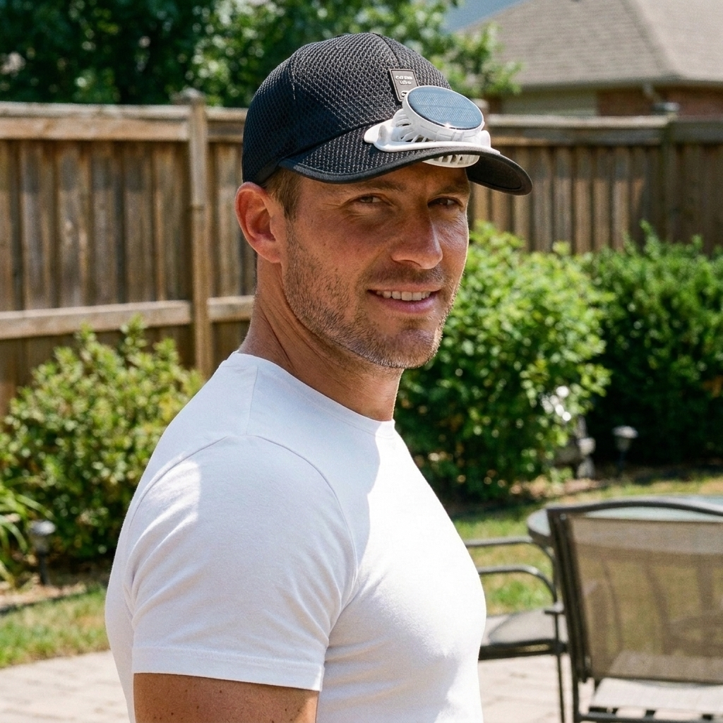 Solar Fan Hat